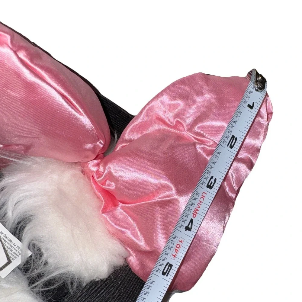 Disney Parks Aristocats Marie Plush Tail Costume Furry Large Pink Satin Bow NWT